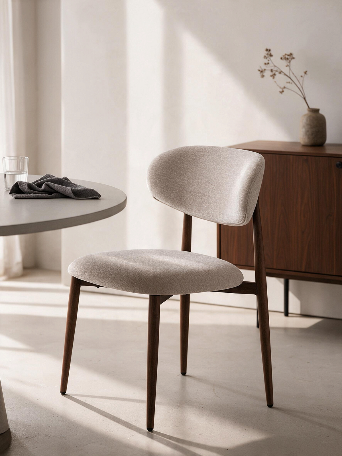 
"Japandi" Design Chair - Tan