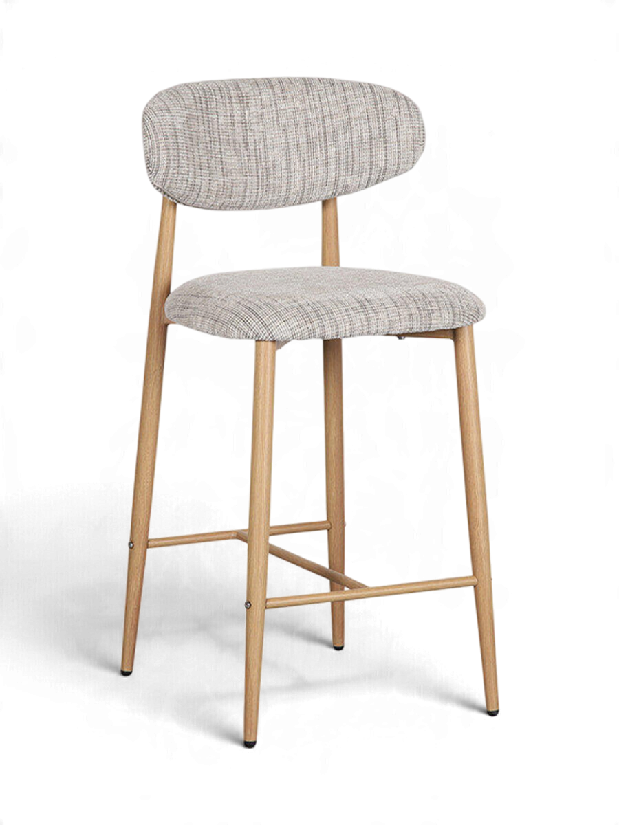 
Designer Bar Stool "Japandi", various heights - Okura / Seat height 67 cm