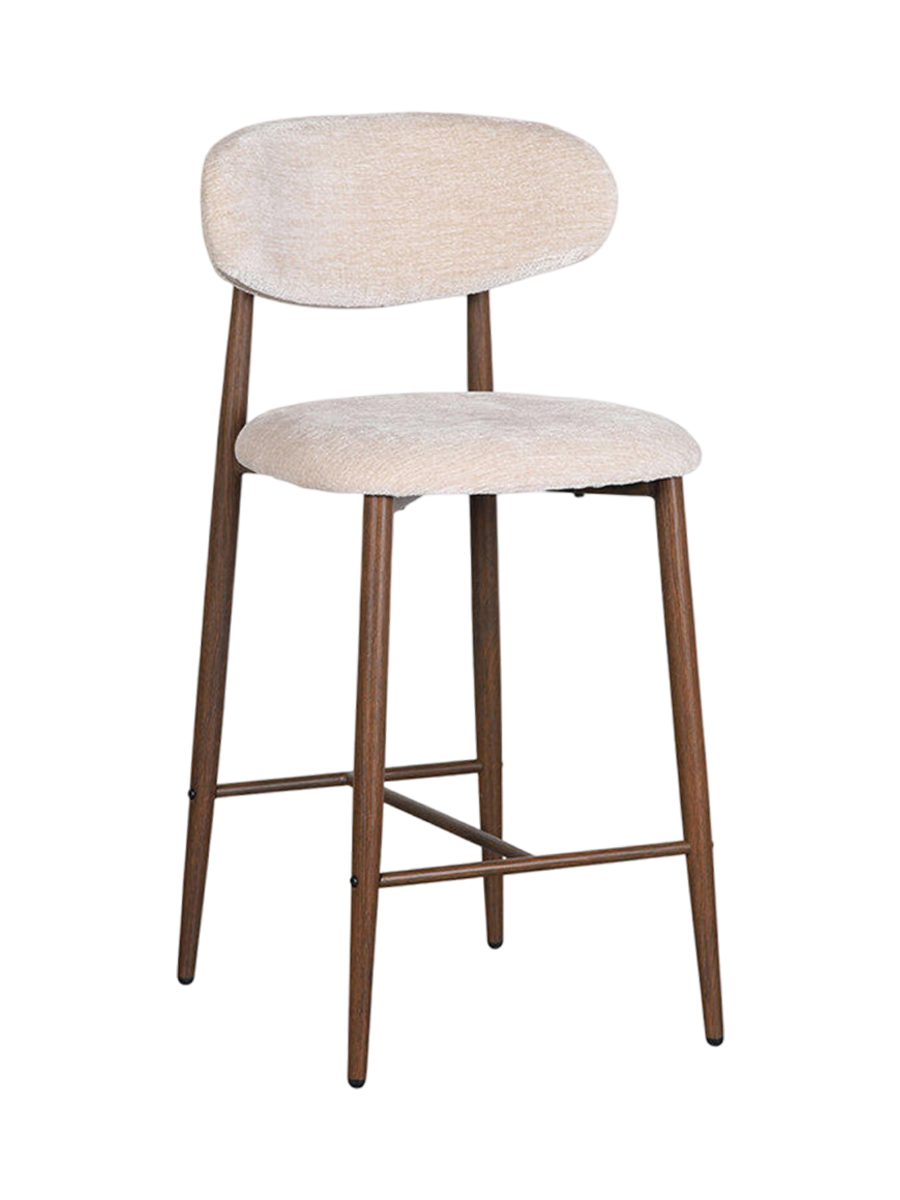 
Tabouret de bar design « Japandi », différentes hauteurs - Bronzer / Hauteur d'assise 67 cm