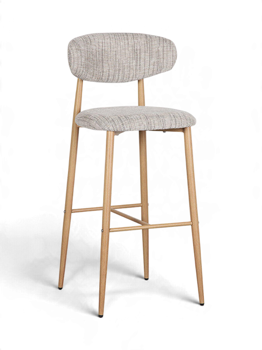 
Designer Bar Stool "Japandi", various heights - Okura / Seat height 80 cm