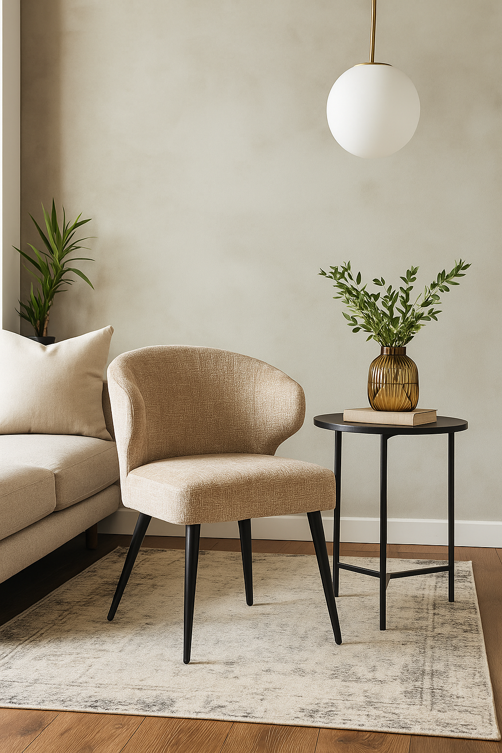 
Design Stuhl „Meray“ - Cream