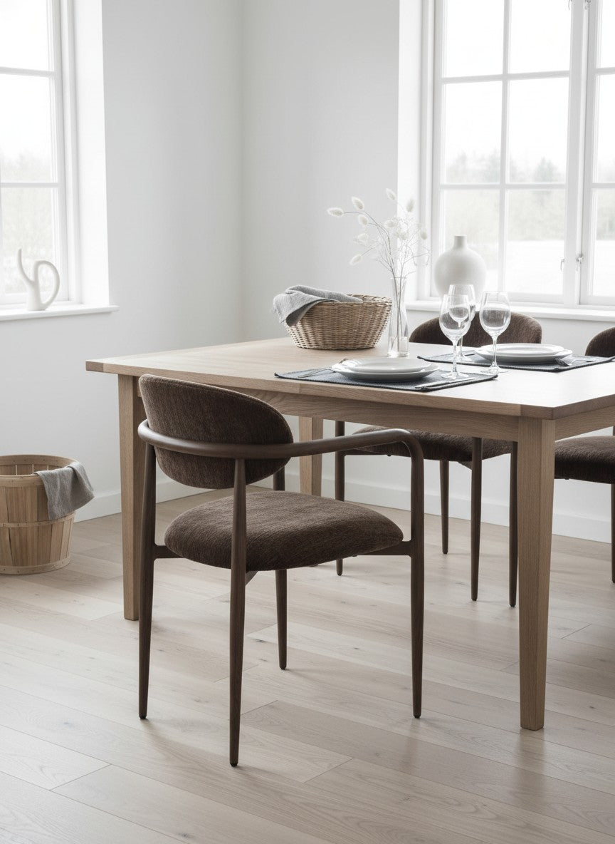 
Design Armlehnstuhl „Sake“ - Umber