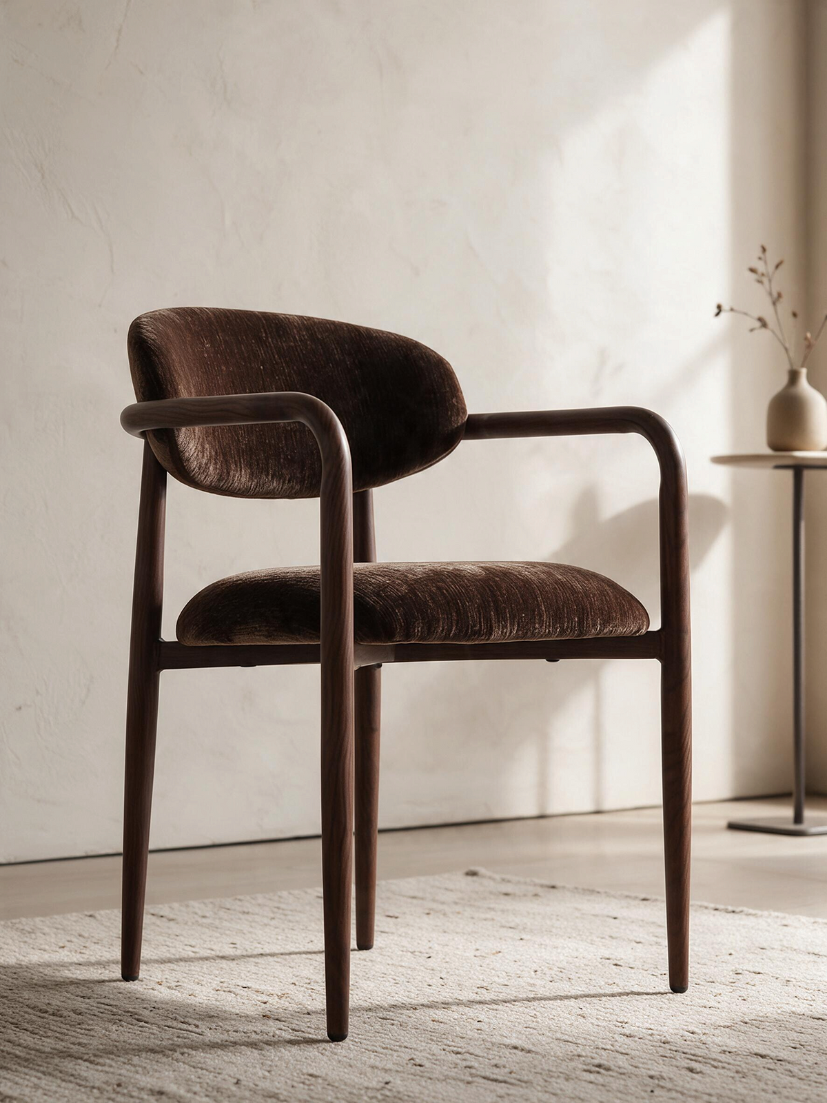 
Poltrona di design „Sake“ - Terra d'ombra