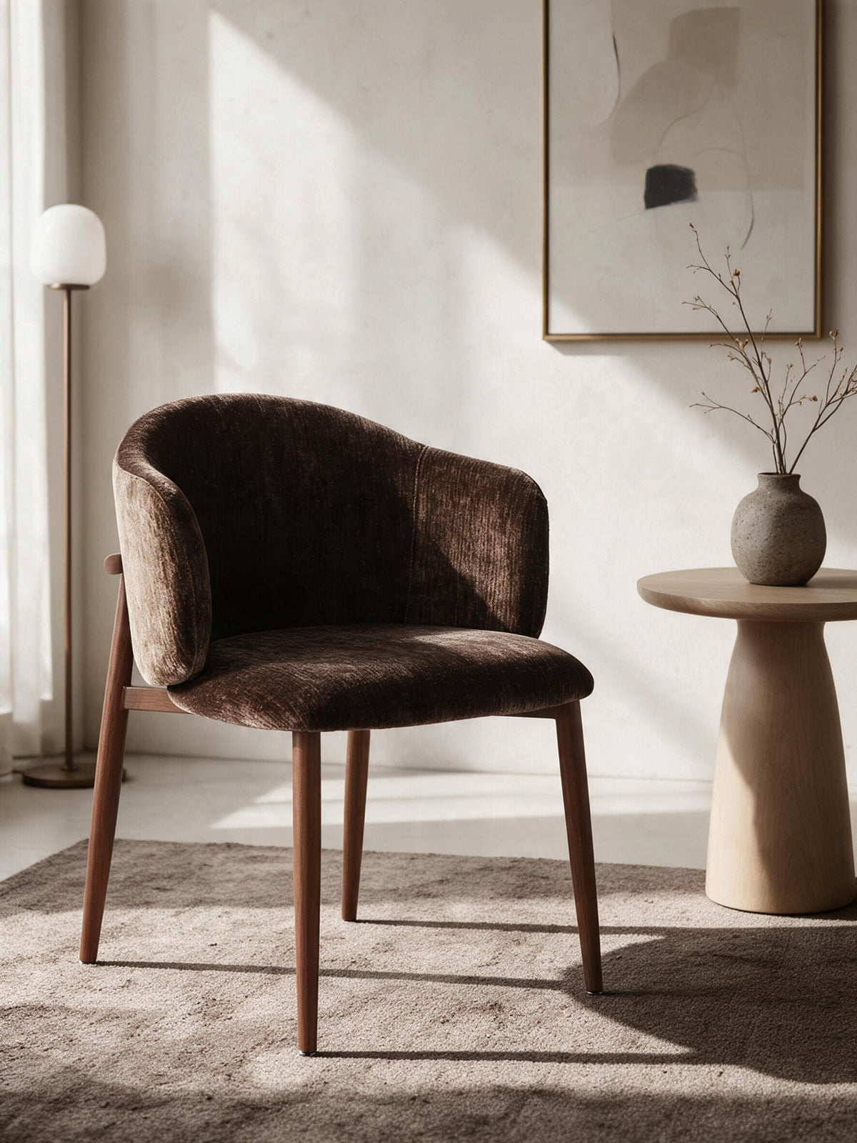 
Poltrona di design „Osaka“ - Terra d'ombra