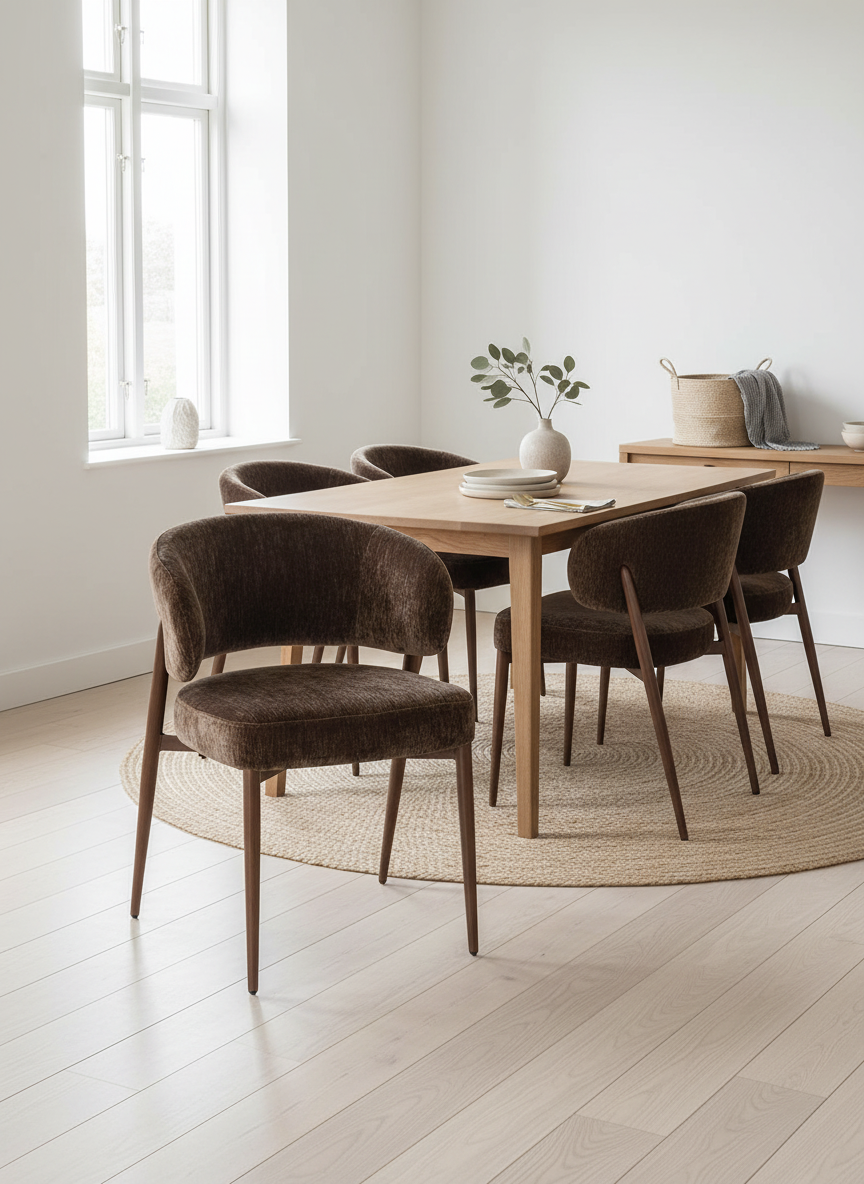 
Designer Armchair "Fuji" - Umber