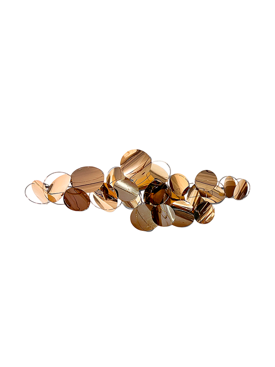 
Design Wandobjekt „Serenity XL“ aus Edelstahl