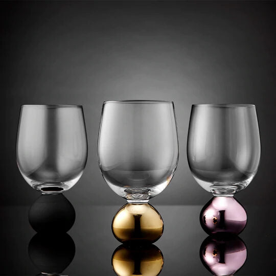 
Handmade, luxurious "Astrid" wine glasses, set of 2