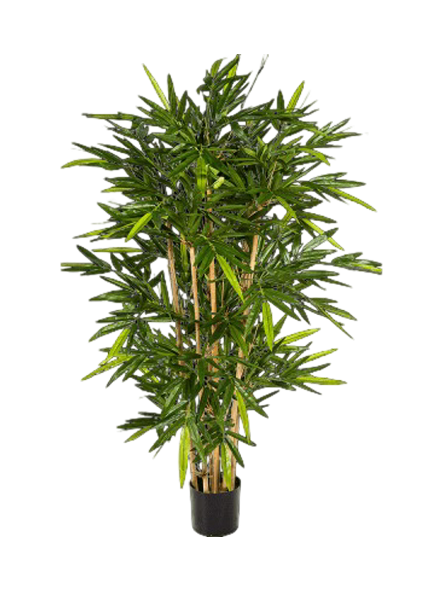 
Pianta artificiale XL dall'aspetto realistico «Bamboo Bush», diverse dimensioni - Ø 65 x 150 cm