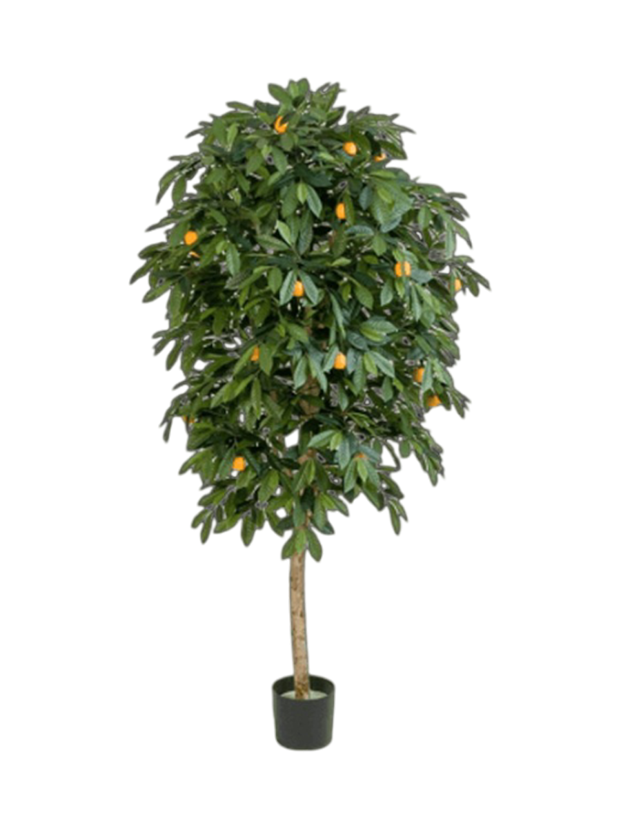 
Plante artificielle réaliste « Citrus Mandarine », différentes tailles - Hauteur 140 cm