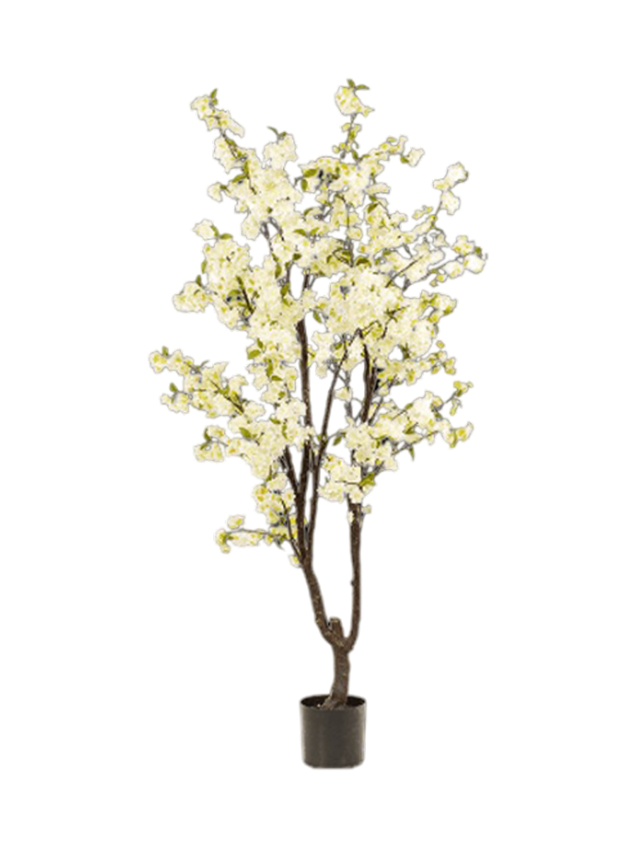 
Plante artificielle réaliste « Cherry Blossom Tree Cream », différentes tailles - Ø 95 x 210 cm