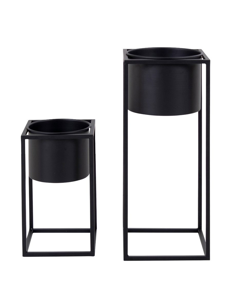 
Set di portafiori di design «Marla» (2 pezzi) - Sabbia