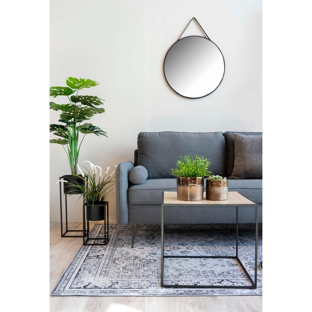 
Set de pots de fleurs design « Marla » (2 pièces) - Noir