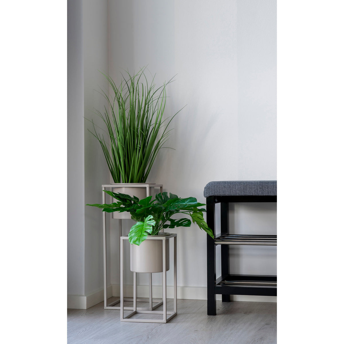 
Set de pots de fleurs design « Marla » (2 pièces) - Sable