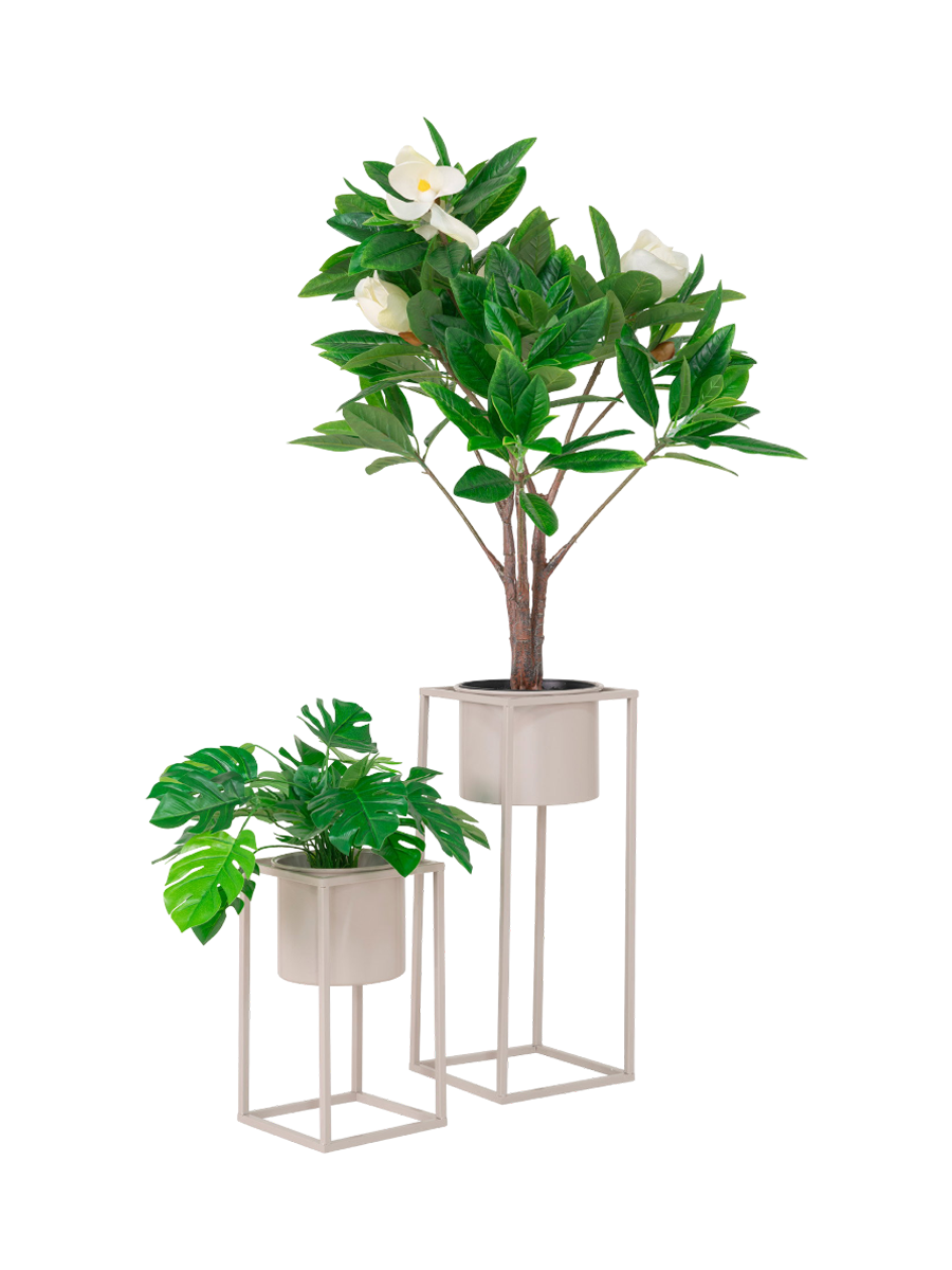 
Set di portafiori di design «Marla» (2 pezzi) - Sabbia