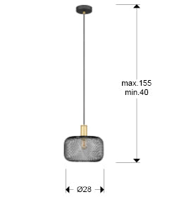 
Lampada a sospensione LED di design „Osiris“ a 1 luce