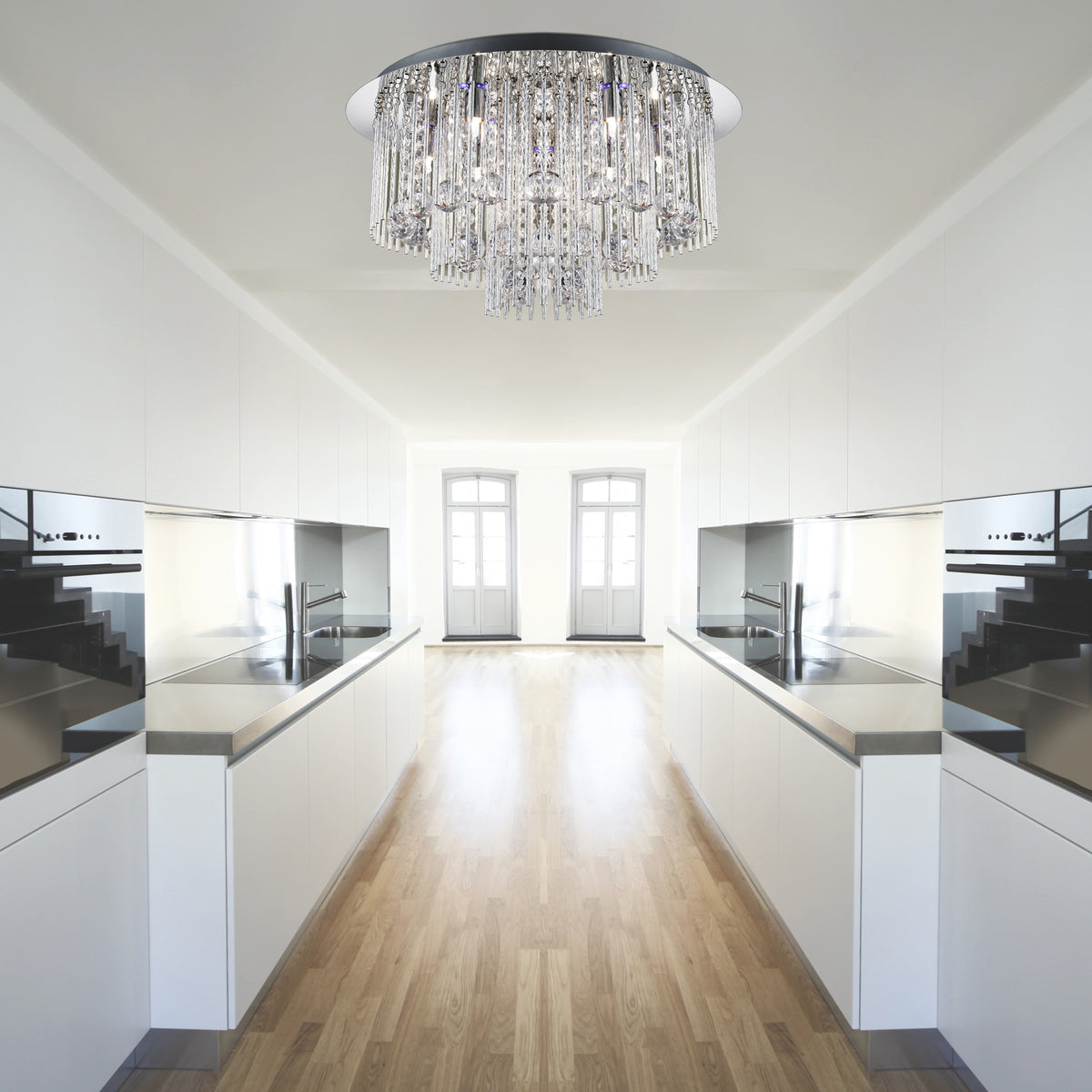 
LED Design Deckenleuchte „Beatrix“ ink. Fernbedienung - 8 flammig