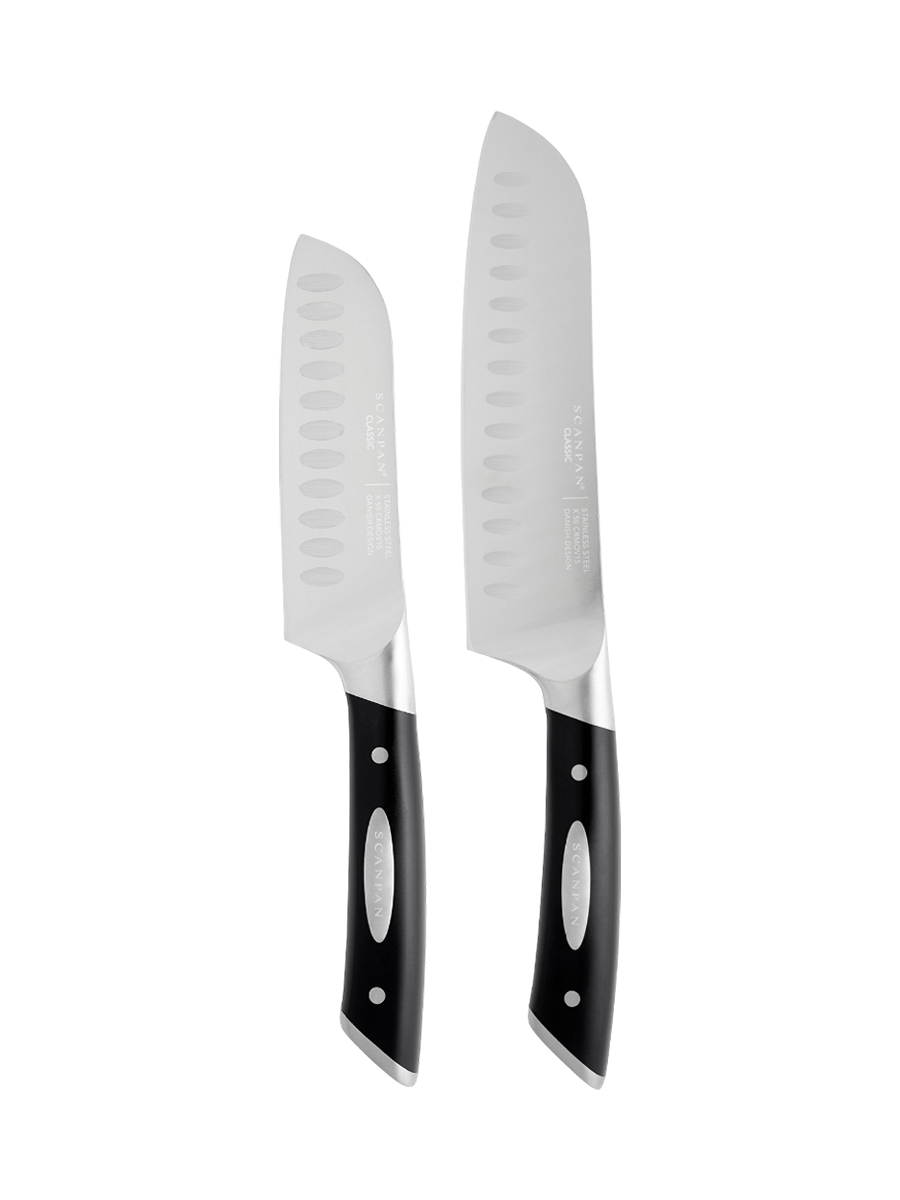 
Ensemble de 2 couteaux Santoku "Classic" de qualité supérieure