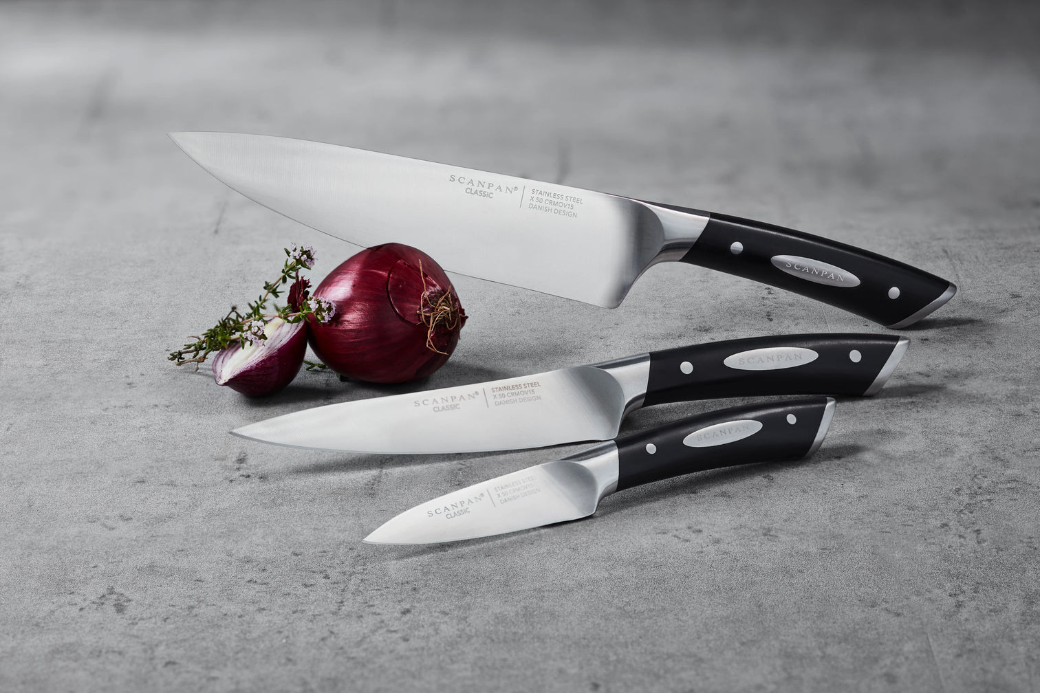 
Set de 3 couteaux haut de gamme « Classic »
