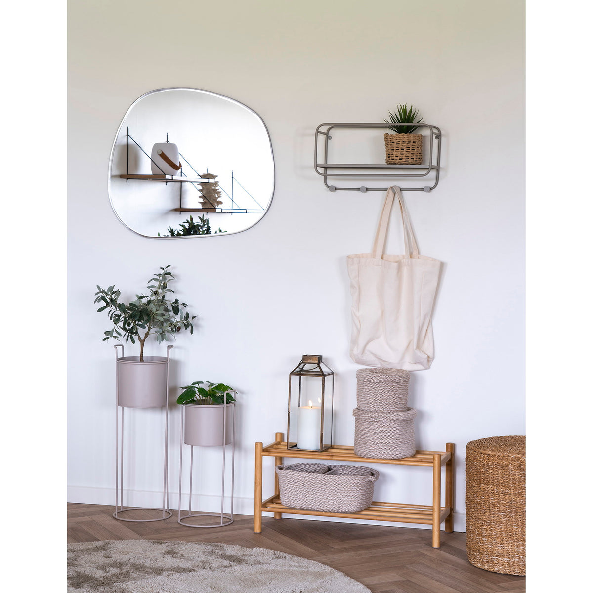 
Designer planter set “Rabo” (2 pieces)