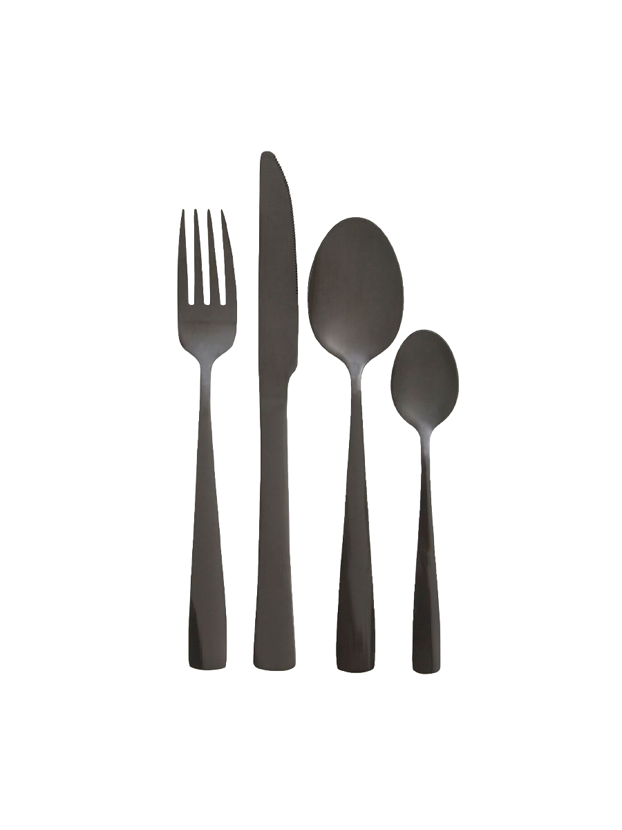 
"Avie Onyx" Cutlery Set - 16-piece