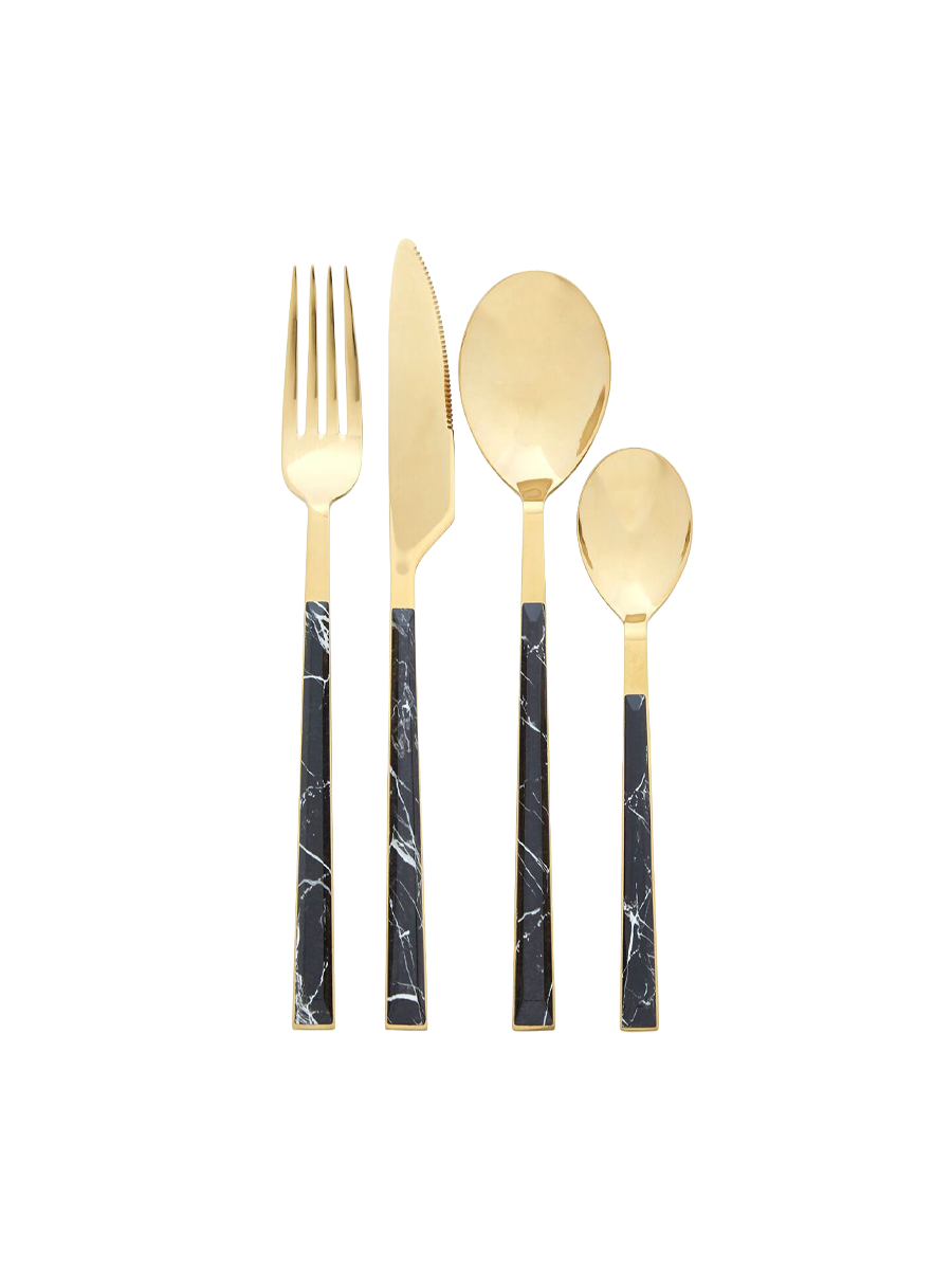 
"Avie Marble" Cutlery Set - 16-piece