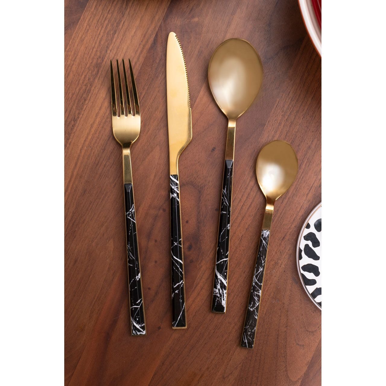 
"Avie Marble" Cutlery Set - 16-piece