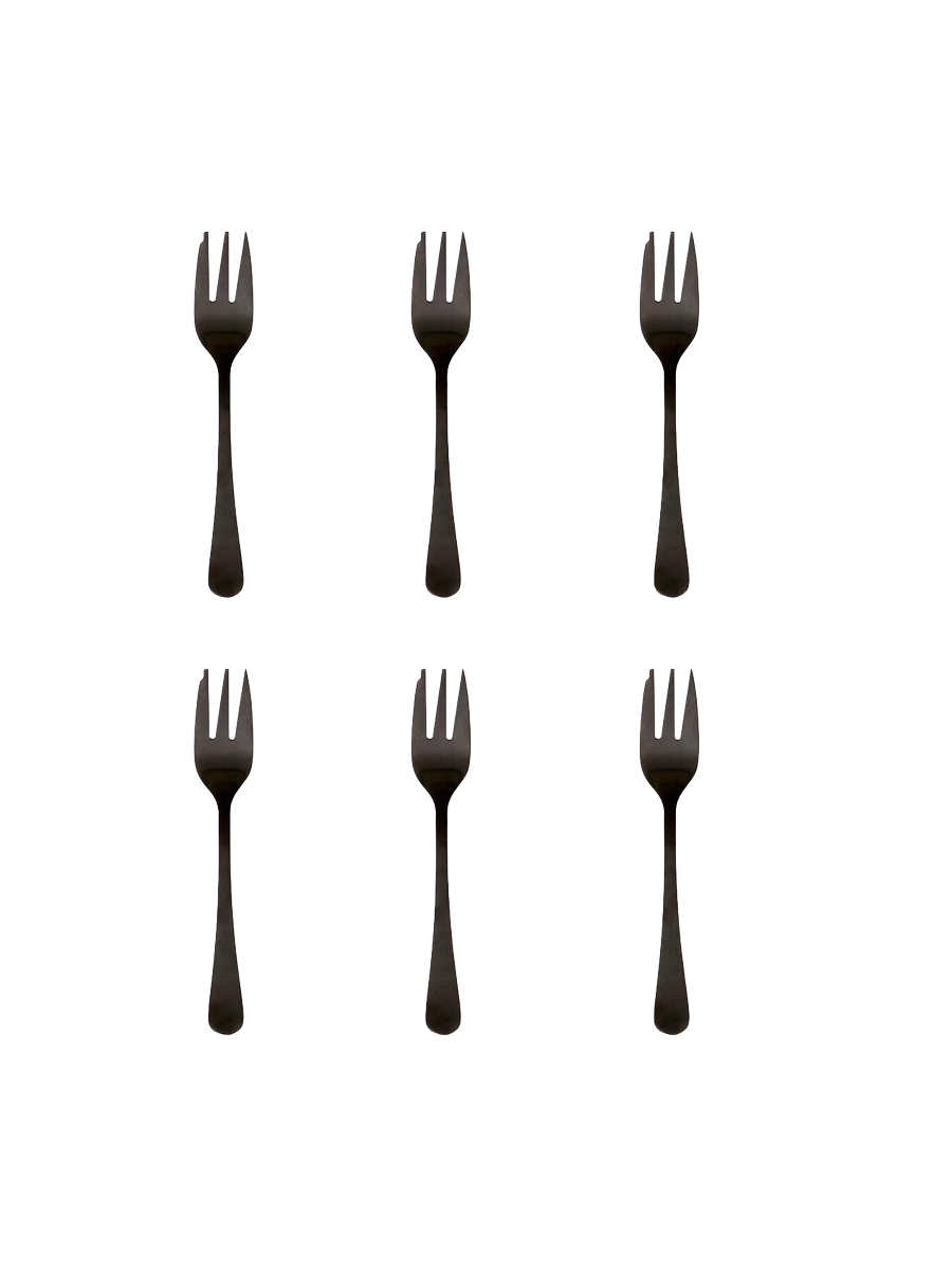 
"Modern Retro" Cake Forks, Set of 6