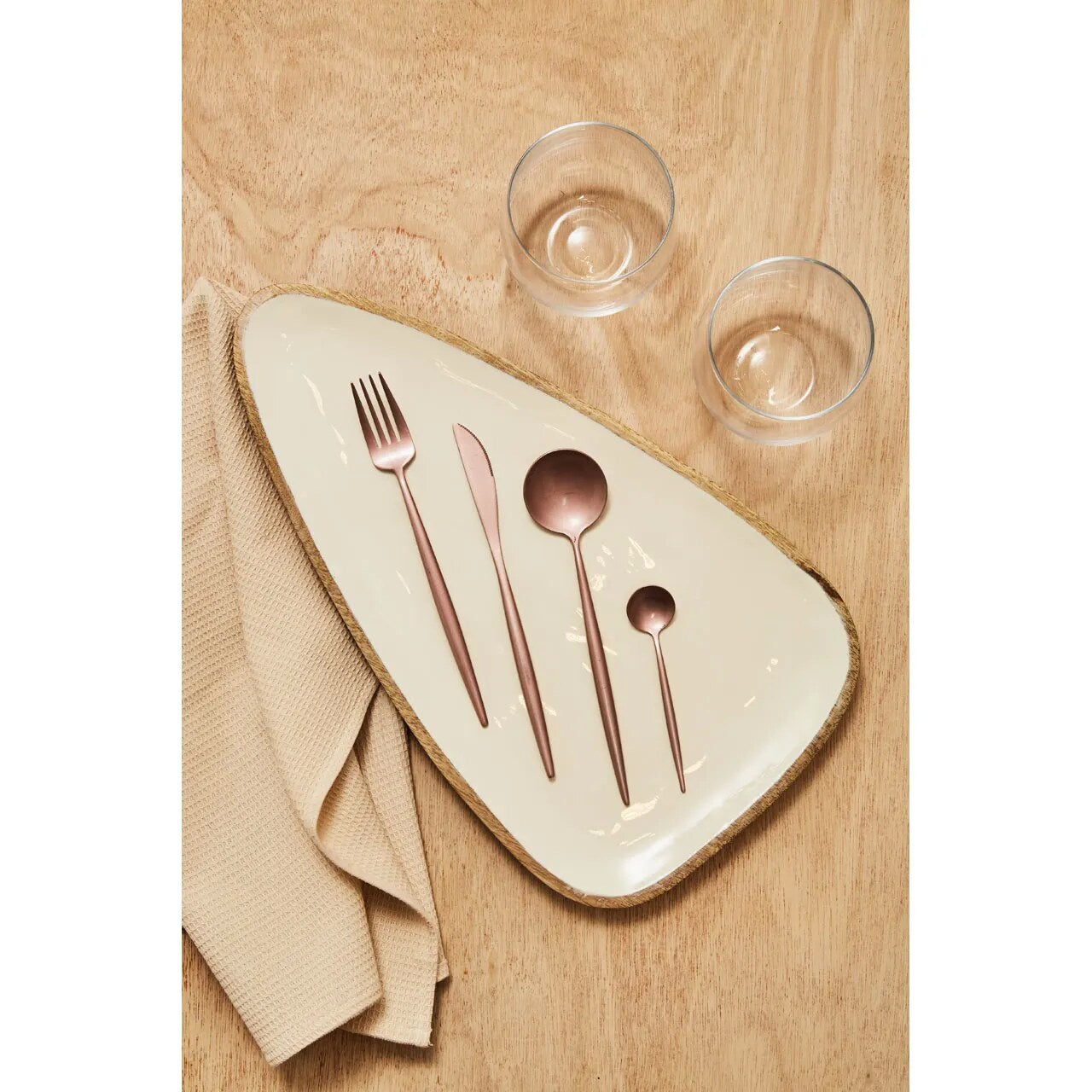 
Cutlery set "Avie Pink" - 16 pieces