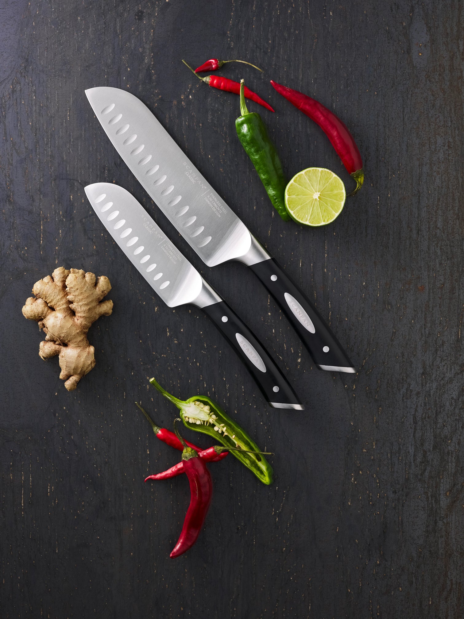 
Couteau de santoku « Classic » - Longueur 12,5 cm