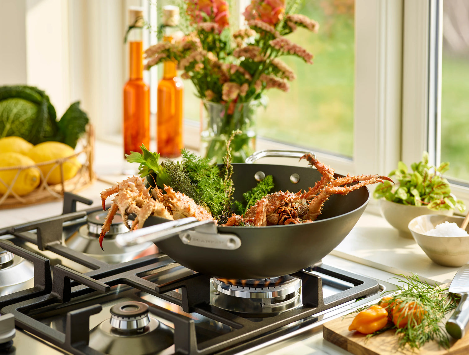 
Poêle wok premium « Black Iron »