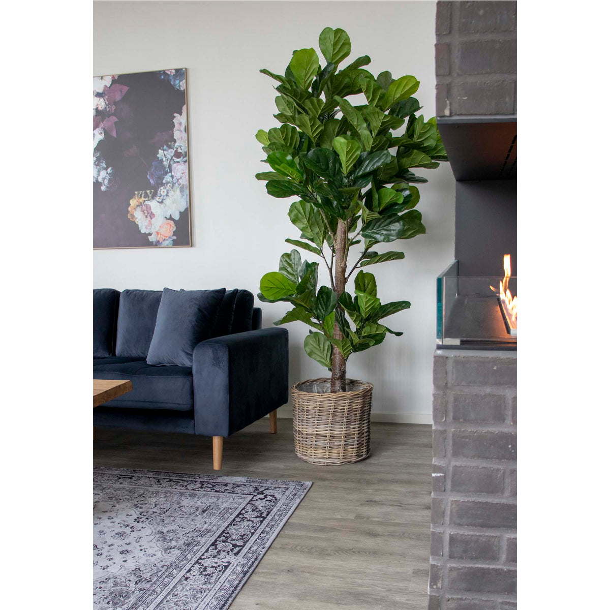 
Plante artificielle réaliste « Fiddle Leaf Tree » - 190 cm
