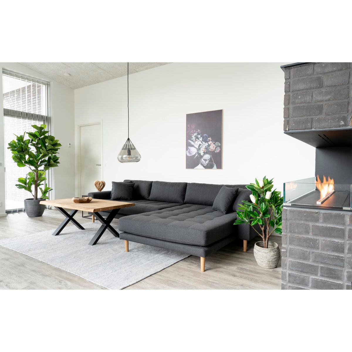 
Pianta artificiale realistica „Fiddle Leaf Tree“ - 190 cm