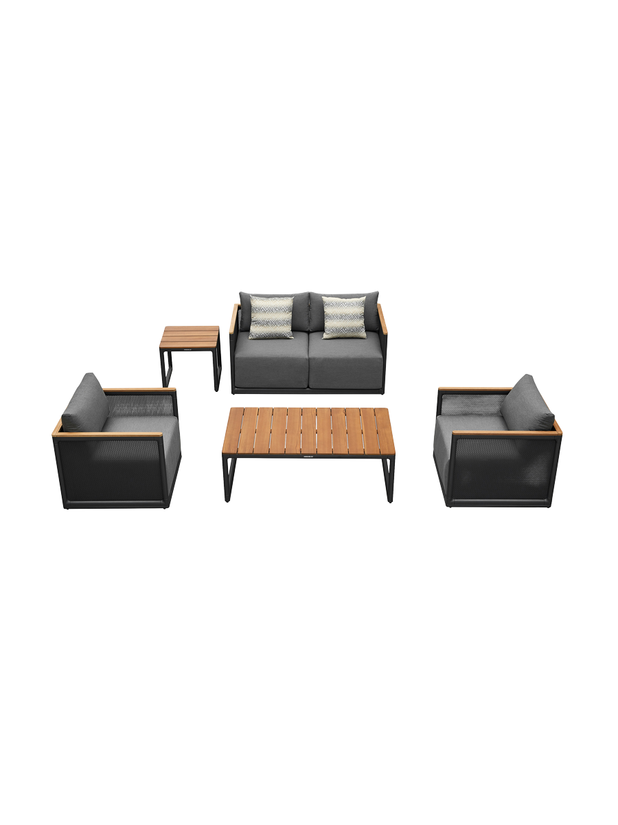 
5-teiliges Premium Gartenlounge-Set „Haven“ - 4 Sitzplätze