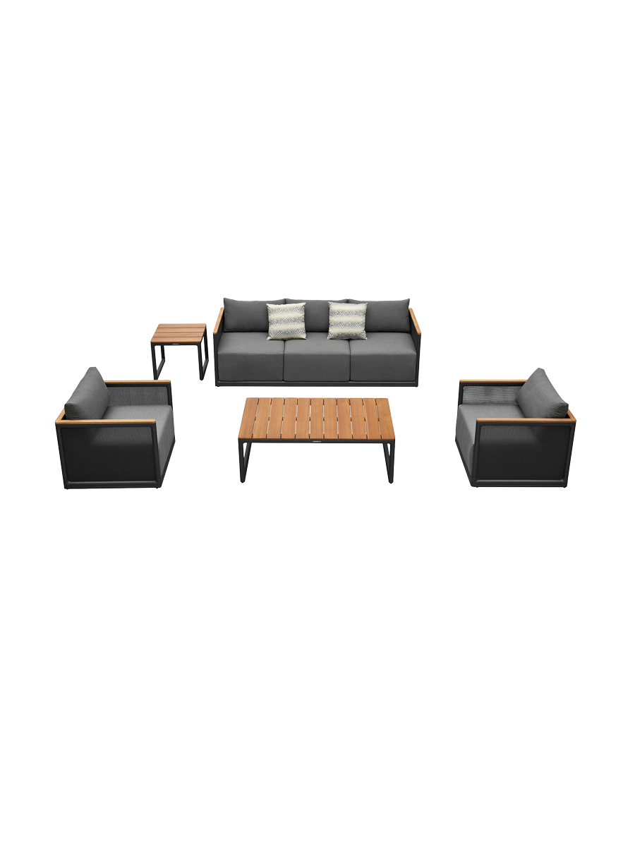 
5-teiliges Premium Gartenlounge-Set „Haven“ - 5 Sitzplätze