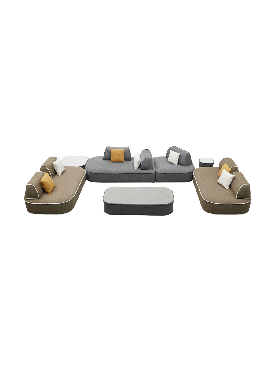 
7-teiliges XL Premium Gartenlounge „Olwen“