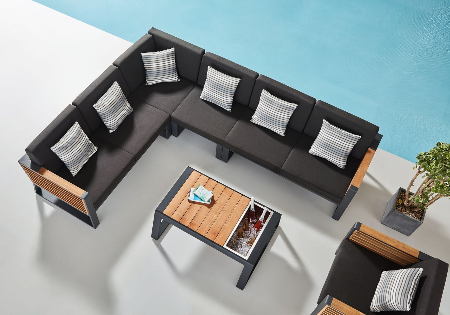 
Large Premium Garden Lounge Set "New York"