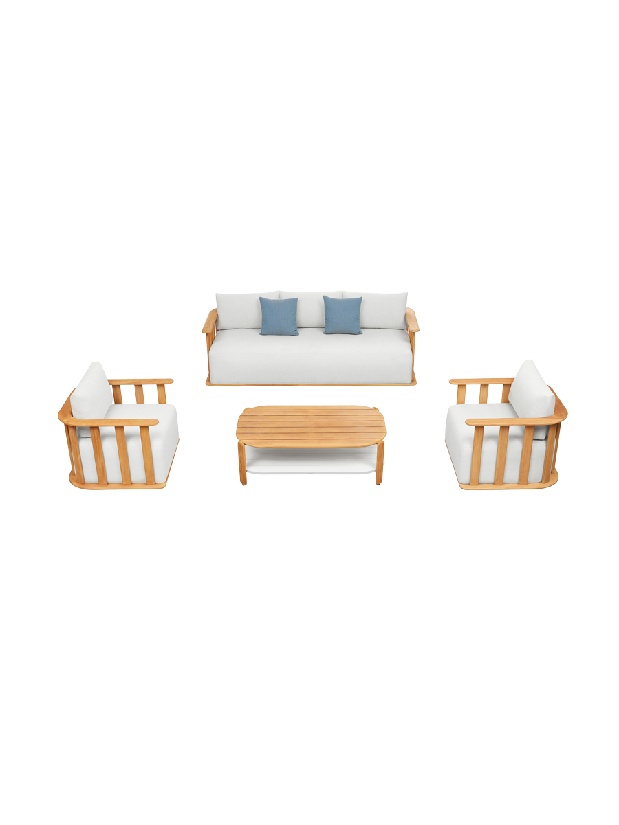 
4-teiliges Premium Gartenlounge-Set „Pallisad“