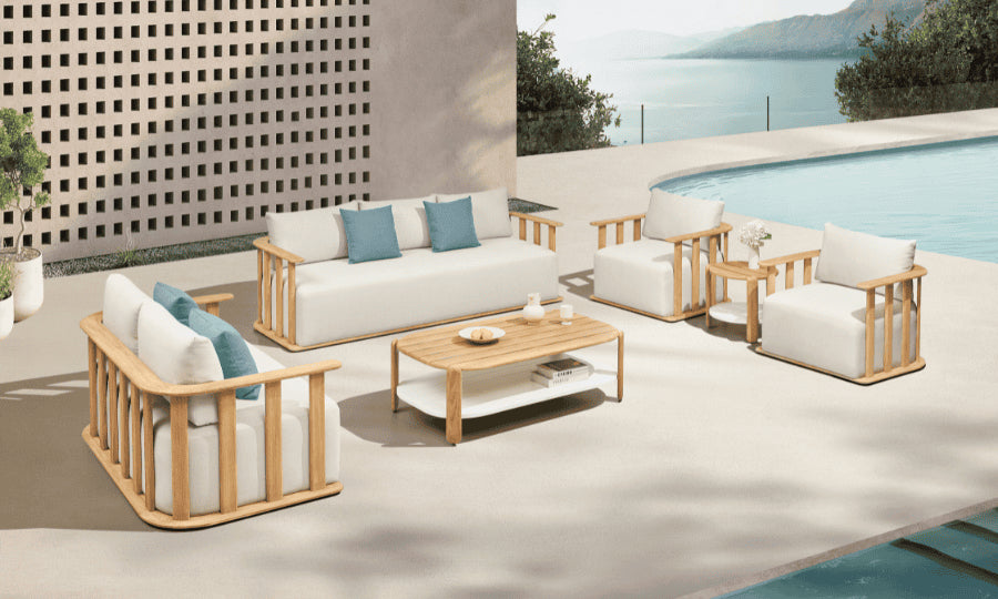
4-teiliges Premium Gartenlounge-Set „Pallisad“