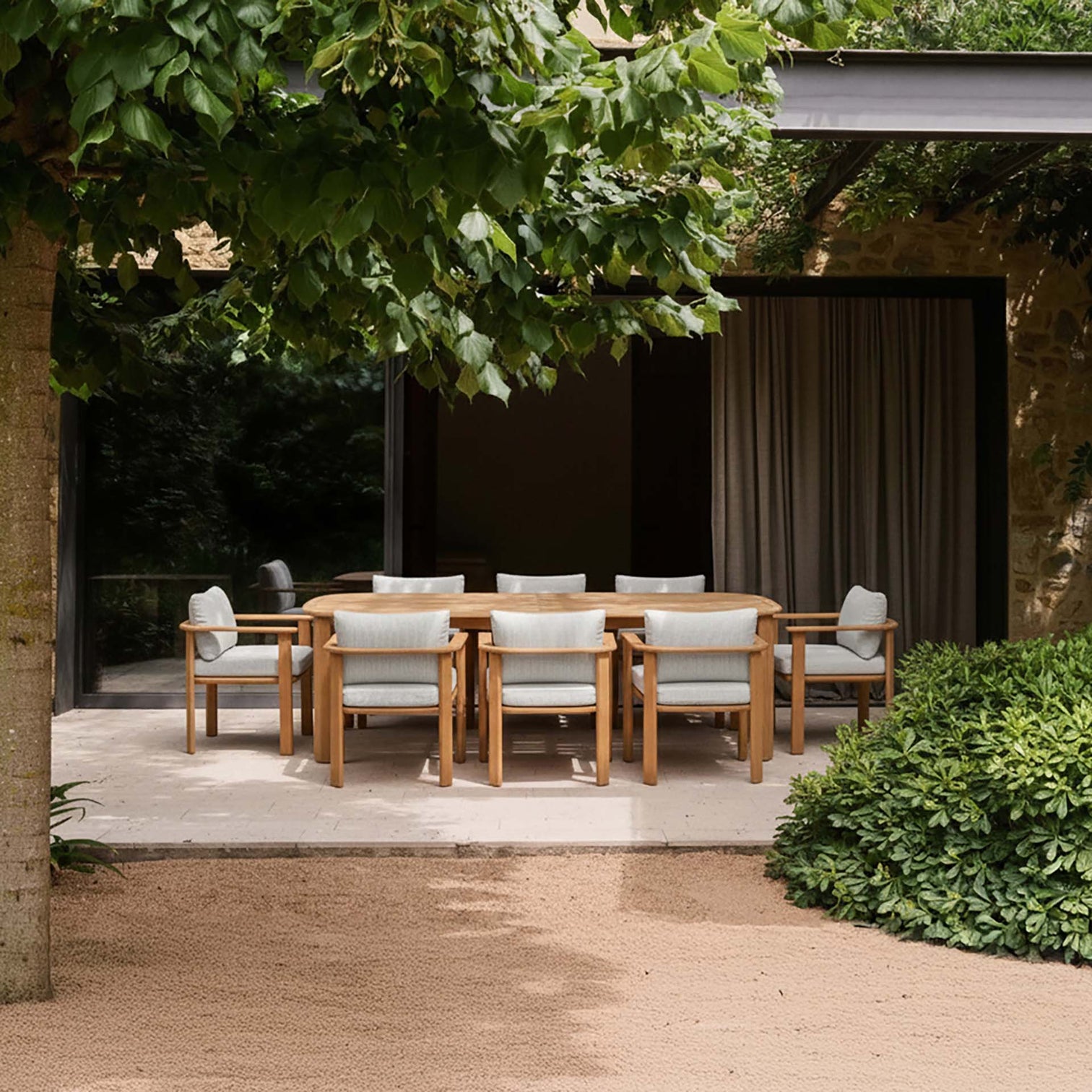 
Ensemble repas d'extérieur Premium « Pallisad » 8+1