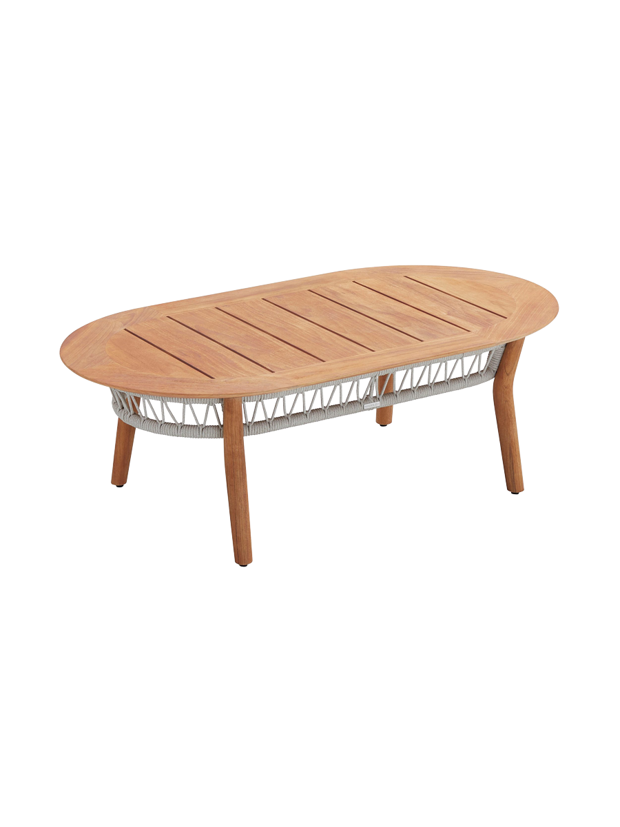 
4-piece "Vasca" Premium Garden Lounge Set - 5 Seater - Light Taupe