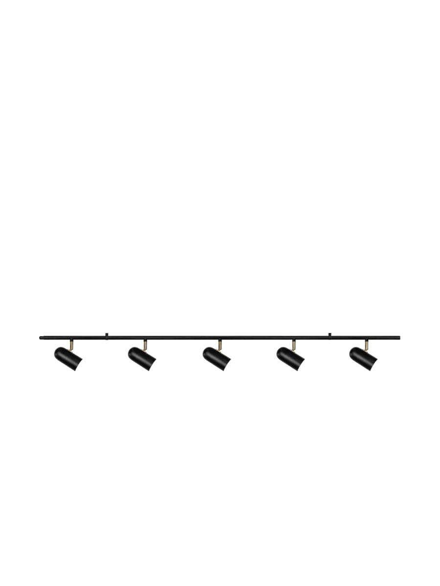 
Design Deckenlampe „Swan 5“ - Schwarz
