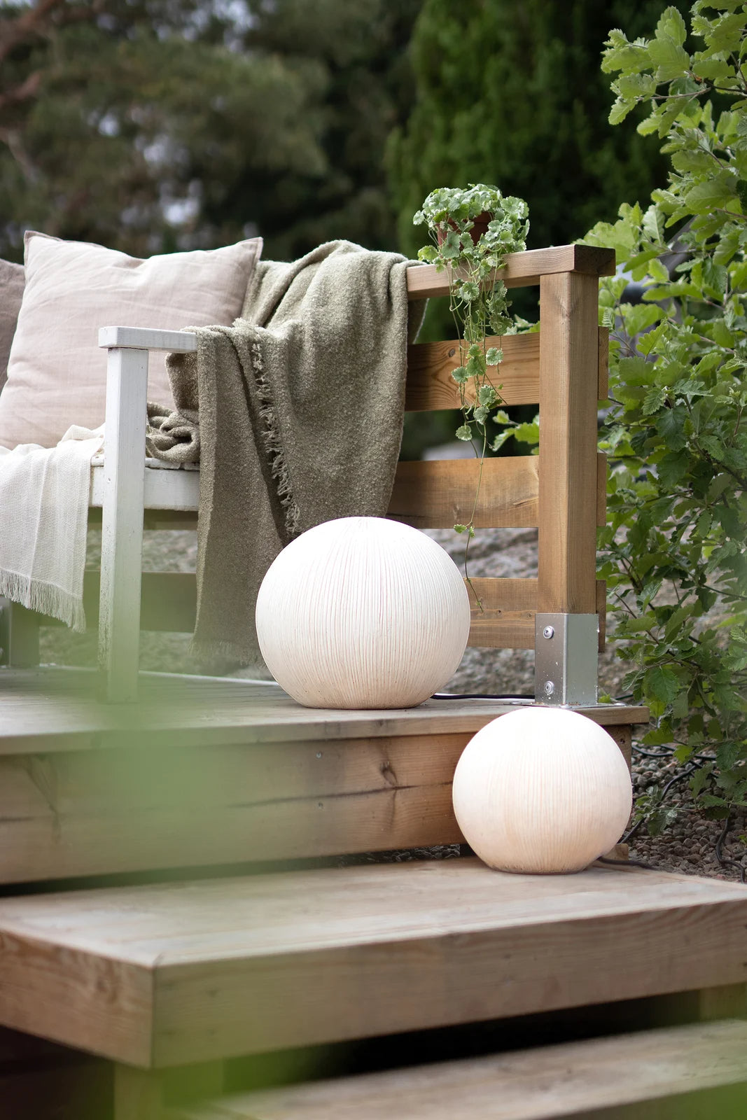 
Outdoor Lamp/Light Sphere "Sandhamn" - Ø 28 cm