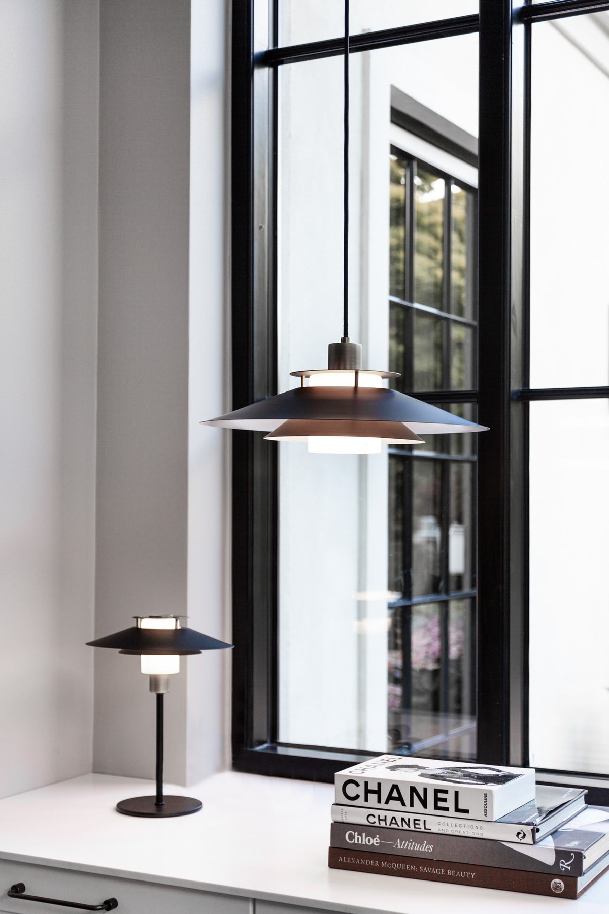 
"Rivoli" Pendant Lamp Design - Black / Copper
