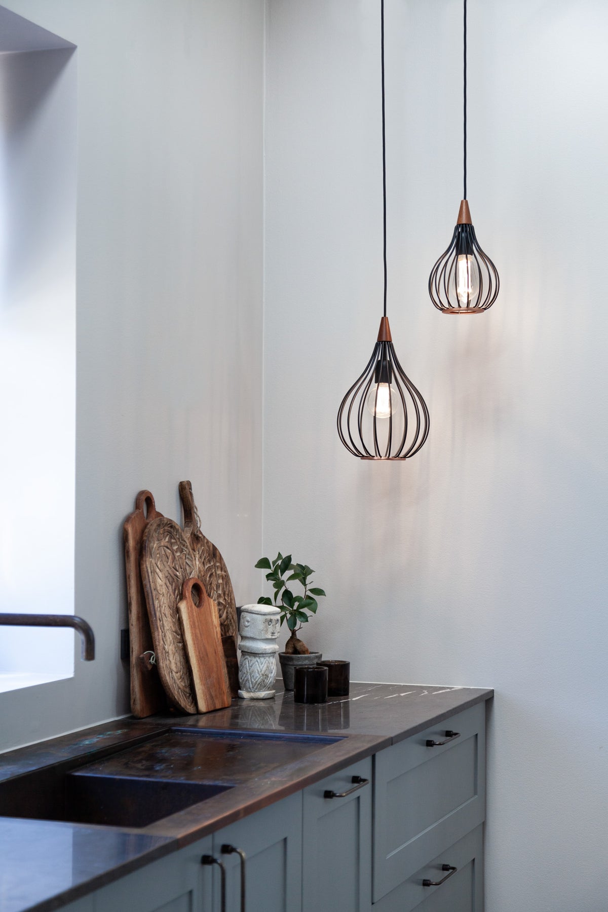 
Lampada a sospensione di design "Drops Metal" - ø 30cm