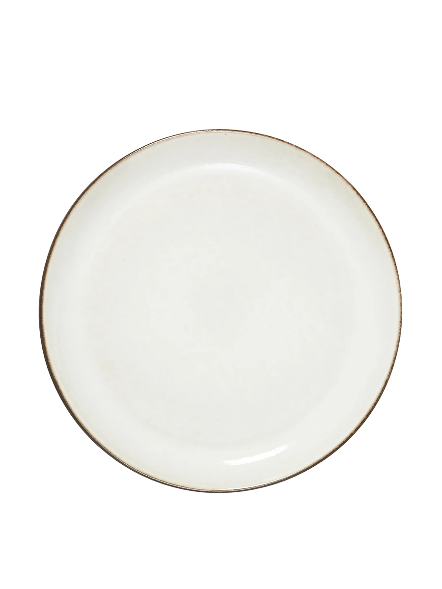 
Handmade dinner plate "Amera" - Beige