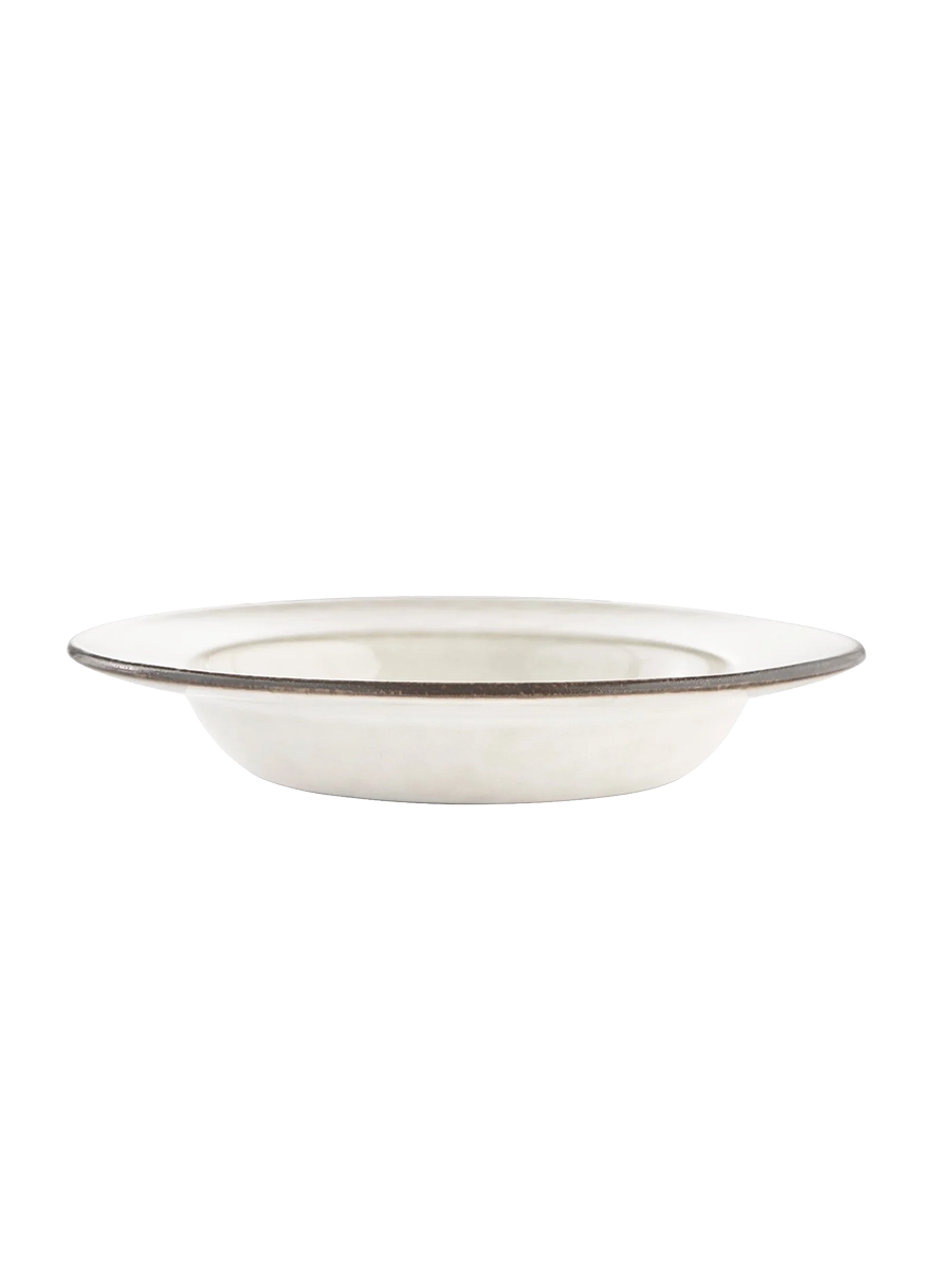 
Handmade Soup & Pasta Plate "Amera" - Beige