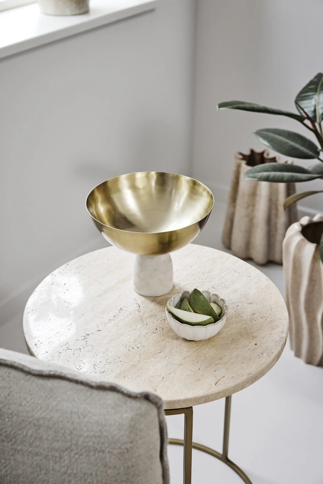 
Elegant Marble Design Bowl "Ellivia", Medium
