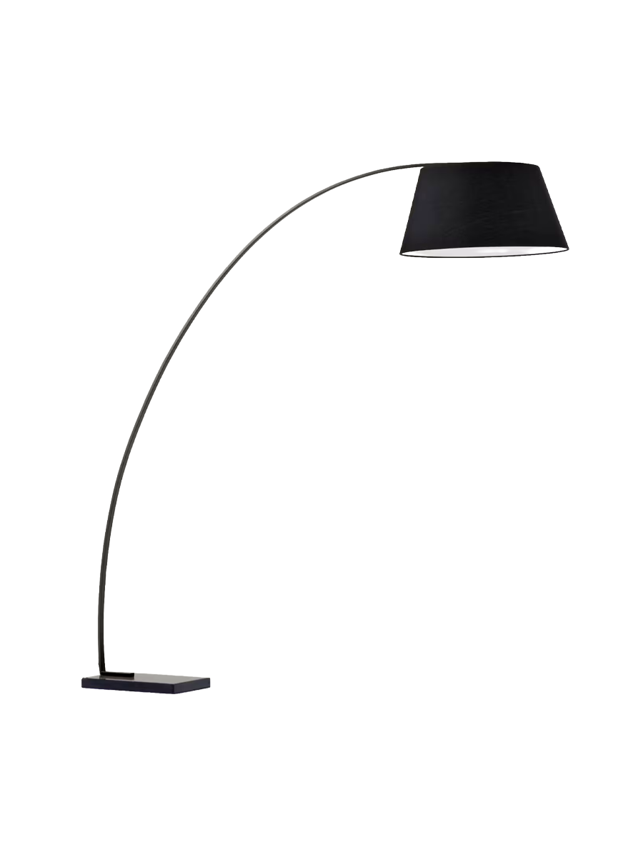 
Lampadaire design « Jule » avec socle en marbre