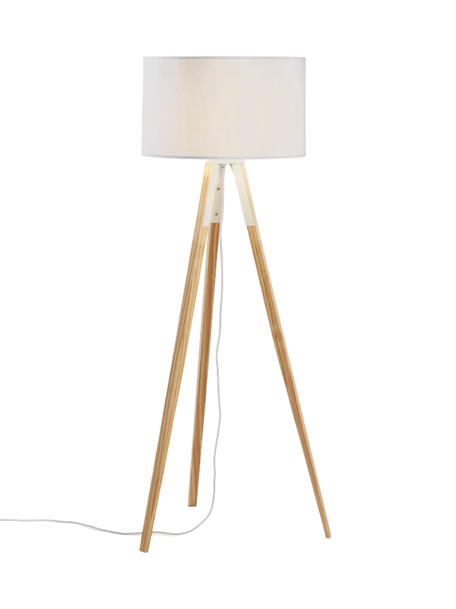 
Lampadaire de qualité « Igua » - Blanc / Naturel
