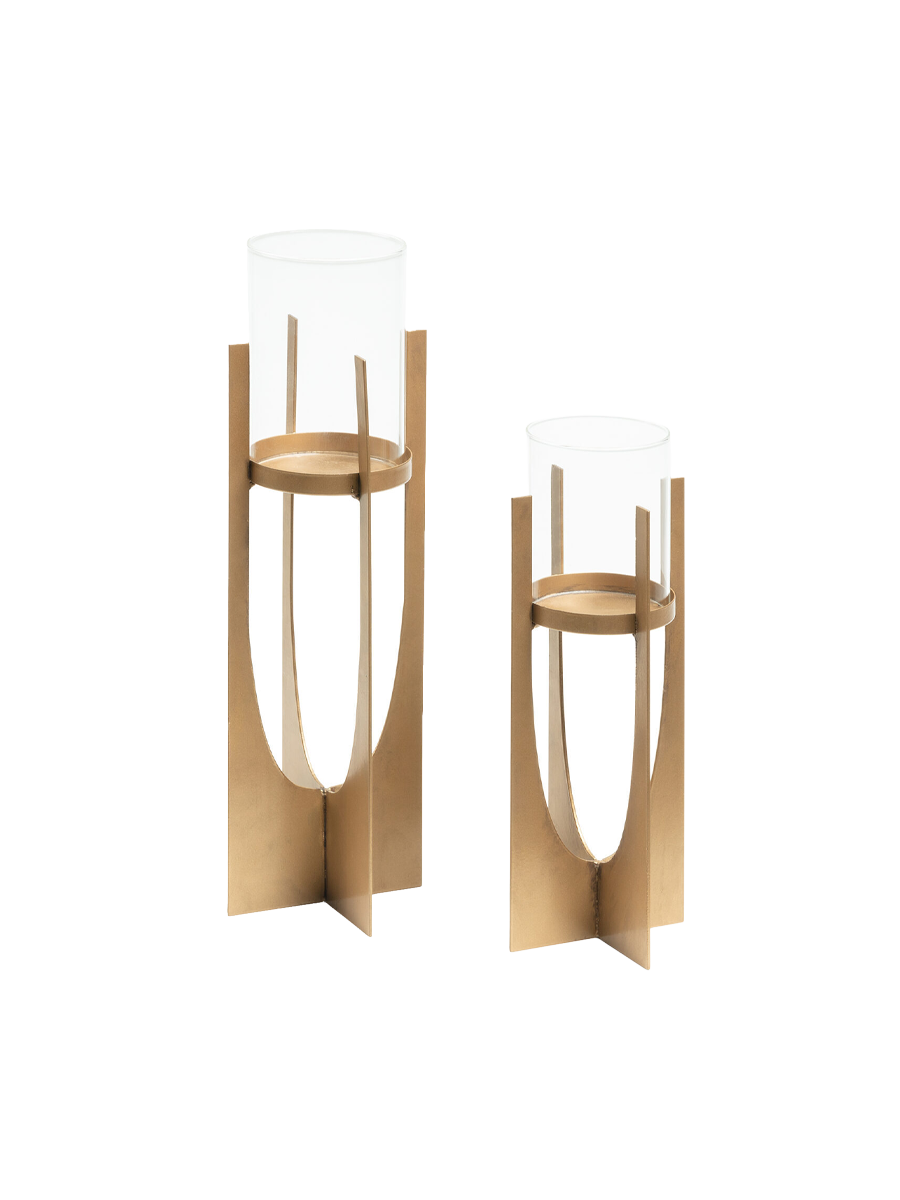 
Set of 2 Candle Holders "Anthea"